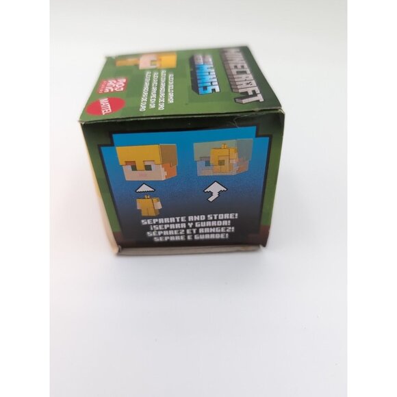 Minecraft Toys, Mob Head Minis Figures - Alex In Gold Armor - Picture 3 of 3